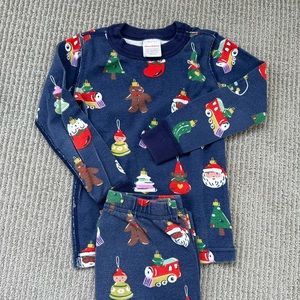 Hanna Andersson Long Pajama - Xmas Ornamets